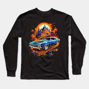 Dodge Charger Daytona 1969 - City Race Long Sleeve T-Shirt